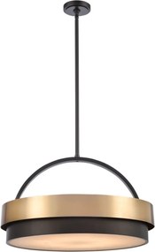 COSMO LIGHT P06753BR COBURG Modern Függesztett Lámpa Sárgaréz E14 IP20