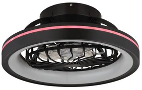 Globo Deanne 03665 távirányítós mennyezeti ventilátoros lámpa, 40W+6W RGB LED, 2700K-6500K+RGB, 2400 lm