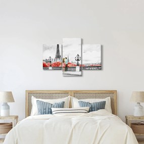 Kép - szerelmesek Párizsban (90x60 cm)