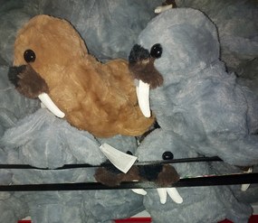 Fóka Plüss Párna Játék