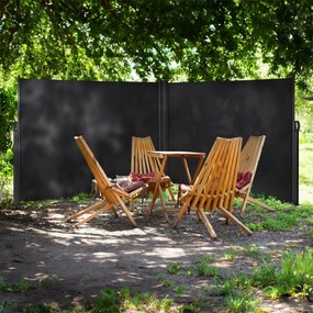 Oldalsó teraszmarkíz 200×600 cm - antracit
