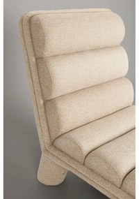 Bézs buklé fotel Fern – Dutchbone