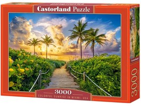 Puzzle Castorland - Sunrise in Miami 3000 db