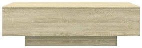 Sonoma tölgy színű szerelt fa dohányzóasztal 100 x 49,5 x 31 cm