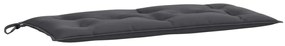 melange antracitszürke szövet kerti padpárna 100 x 50 x 7 cm