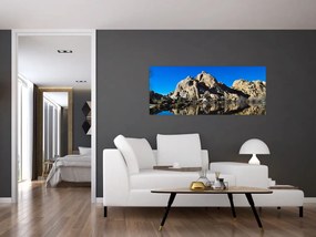 A tükröződő sziklák képe (120x50 cm)