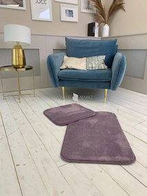 Royal Shaggy fürdőszobai szőnyeg szett Purple (Lila) 50x80 és 50x40