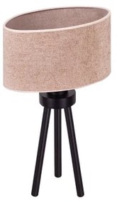 Duolla - Asztali lámpa OVAL 1xE27/15W/230V átm. 30 cm rózsaszín