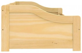 vidaXL IRUN tömör fenyőfa kanapéágy 2 fiókkal 90 x 200 cm