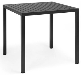 CUBE 80x80 kerti asztal, antracit