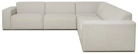 Bézs-krémszínű sarokkanapé (variálható) Roxy – Scandic