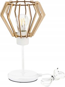 Éjjeli lámpa Loft asztali lámpa led E27 Fa