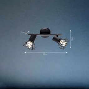 Fisher&Honsel Ran 22265 Spotlámpa 2x40W/E14 IP20