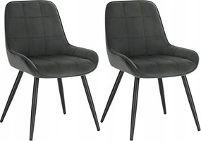 2 Db-os Étkezőszék Szett Kárpitozott Székek