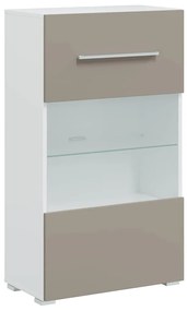 5 darabos TV-egység LED világítással kőszürke