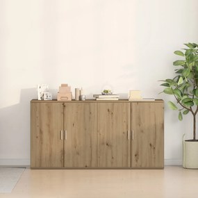 2 db-os oldalpultok, artisztikus tölgy, 79x38x80 cm, mérnöki fa