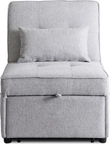 Dönthető, alvófunkciós fotel iberis 80 cm szürke, fotel