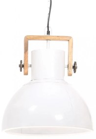 kerek fehér ipari függőlámpa 25 W 40 cm E27