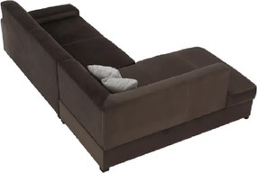 Ülőgarnitúra, barna, balos, MINERVA