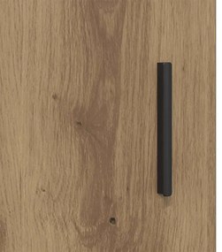 Fürdőszoba bútor szett 3 pcs kézműves tölgy 60 x 33 x 60 cm