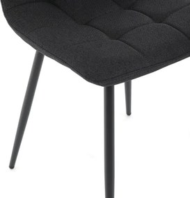 Fekete Szövet Étkezőszék DCL-V2017 BK2