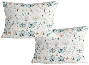 ELIVINE Díszpárnahuzat szett, 2 db, 40x60 cm, fehér