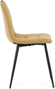 Sárga Szövet Étkezőszék DCL-V2017 YEL2