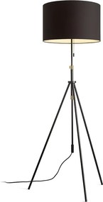 RENDL LUTON/RON 55 stojanová Polycotton černá/černá/kov 230V LED E27 15W