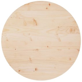 tömör fenyőfa asztallap Ø70 x 2,5 cm