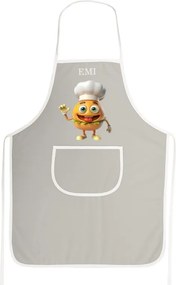 EMI Burger konyhai kötény, Szürke