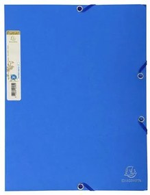 Gumis mappa, karton, A4, EXACOMPTA Forever&amp;reg;, kék (EX56982E)