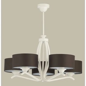 Jupiter 1192 - Függeszték KASZMIR 5xE27/60W/230V