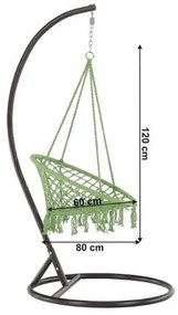 AMADO 2 NEW függőfotel zöld