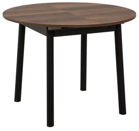 Oliver Walnut Black étkezőasztal