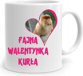 Bögre Ajándék Valentin Napra Hűvös Valentin Napi Tyúk nyomtatott fényképpel