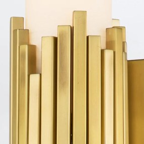 Elstead MARVELE-2WB-AB-OPAL - LED fürdőszobai lámpatest MARVELE 2xG9/4W/230V IP44