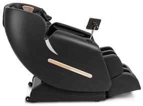 Masszázsfotel Fekete Eco-bőr Kárpittal. Angol Vezérlés - Menü. VX MAX
