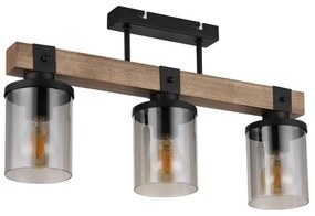 Brilagi - VISTA felületre szerelhető csillár 3xE27/60W/230V tölgy