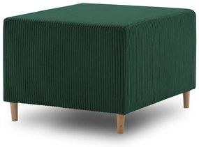 Fireze puff, kordbársony, zöld