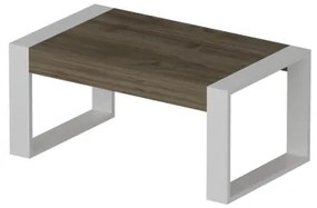 RETRO konferenciasztal 40x90 cm, fehér/barna színben