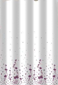 Zuhanyfüggöny - MINI FLOWERS - Impregnált textil - 180 x 200 cm