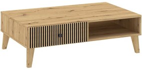 BERLIN Dohányzóasztal 2 Fiókkal. 100 cm.