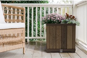 Műanyag önöntözős virágcserép Deco Square – Keter