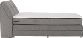 Elektromos állítható ágy, boxspring, szürke, 120x200, GERONA NEW