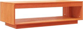 vidaXL viaszbarna tömör fenyőfa dohányzóasztal 110 x 50 x 33,5 cm