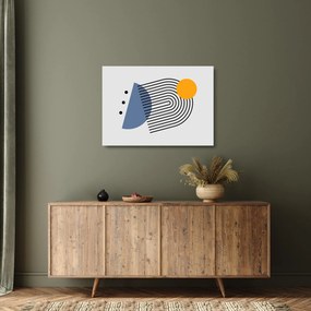 Üveg kép - Minimalista absztrakció N⁰2 (70x50 cm)