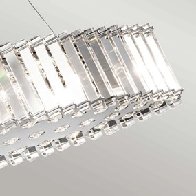 Kichler CRYSTAL SKYE KL-CRYSTAL-SKYE-ISLE Függőlámpa 8x3,5W/G9 320LM IP44