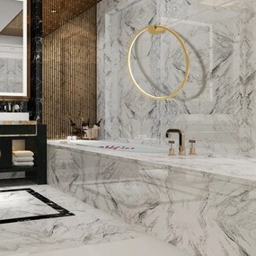 LED fali lámpa SATURNO LED/25W/230V 50 cm átmérő IP44 arany