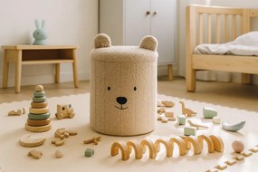 Összecsukható puff tárolóval 28 x 28 x 34 cm