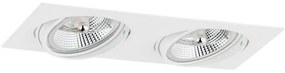 Argon 1046 - OLIMP 2xGU10-AR111/12W/230V mennyezeti lámpa, fehér